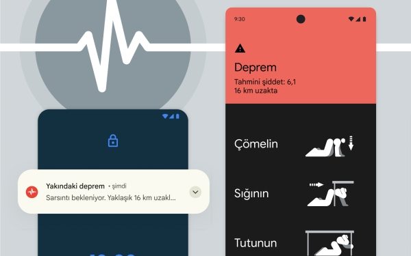 Google, Android Deprem Uyarı Sistemi’ni Tanıttı