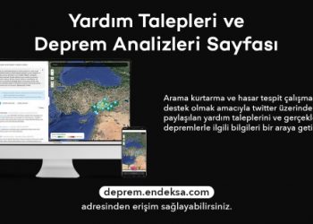 Endeksa’dan “Yardım Talepleri ve Deprem Analizleri” Sayfası